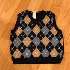 Janie and Jack sweater vest for toddler 18-24 mo